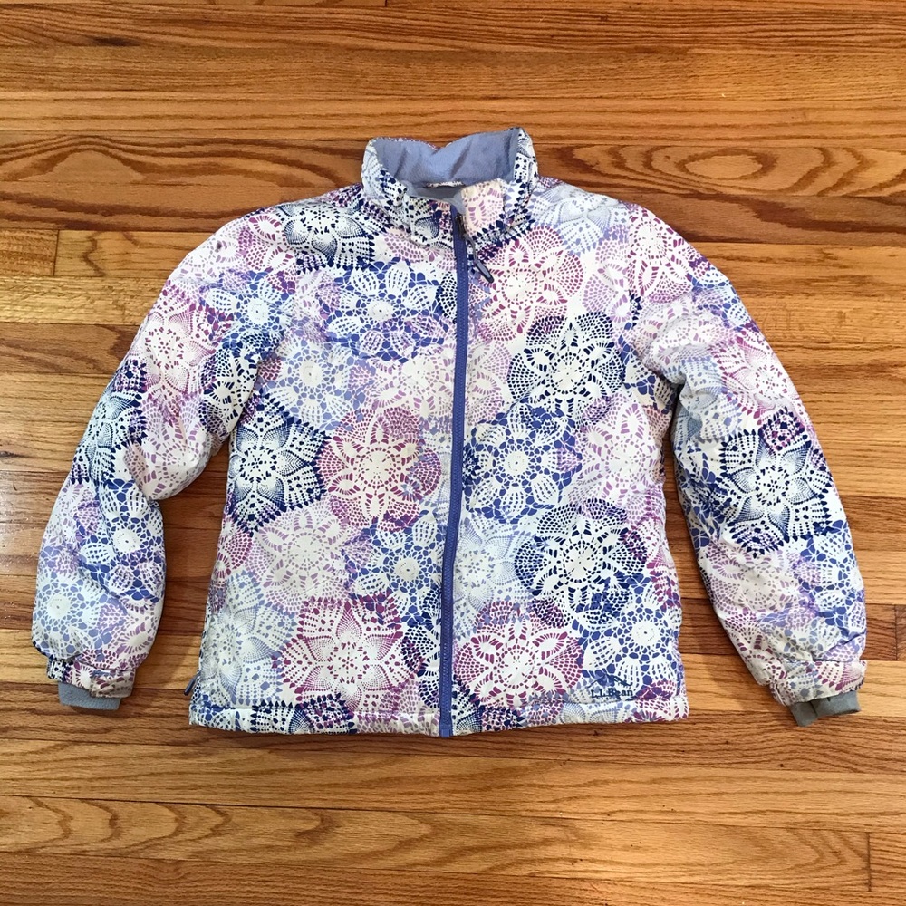 L.L. Bean Winter Jacket Puffer Girls Large